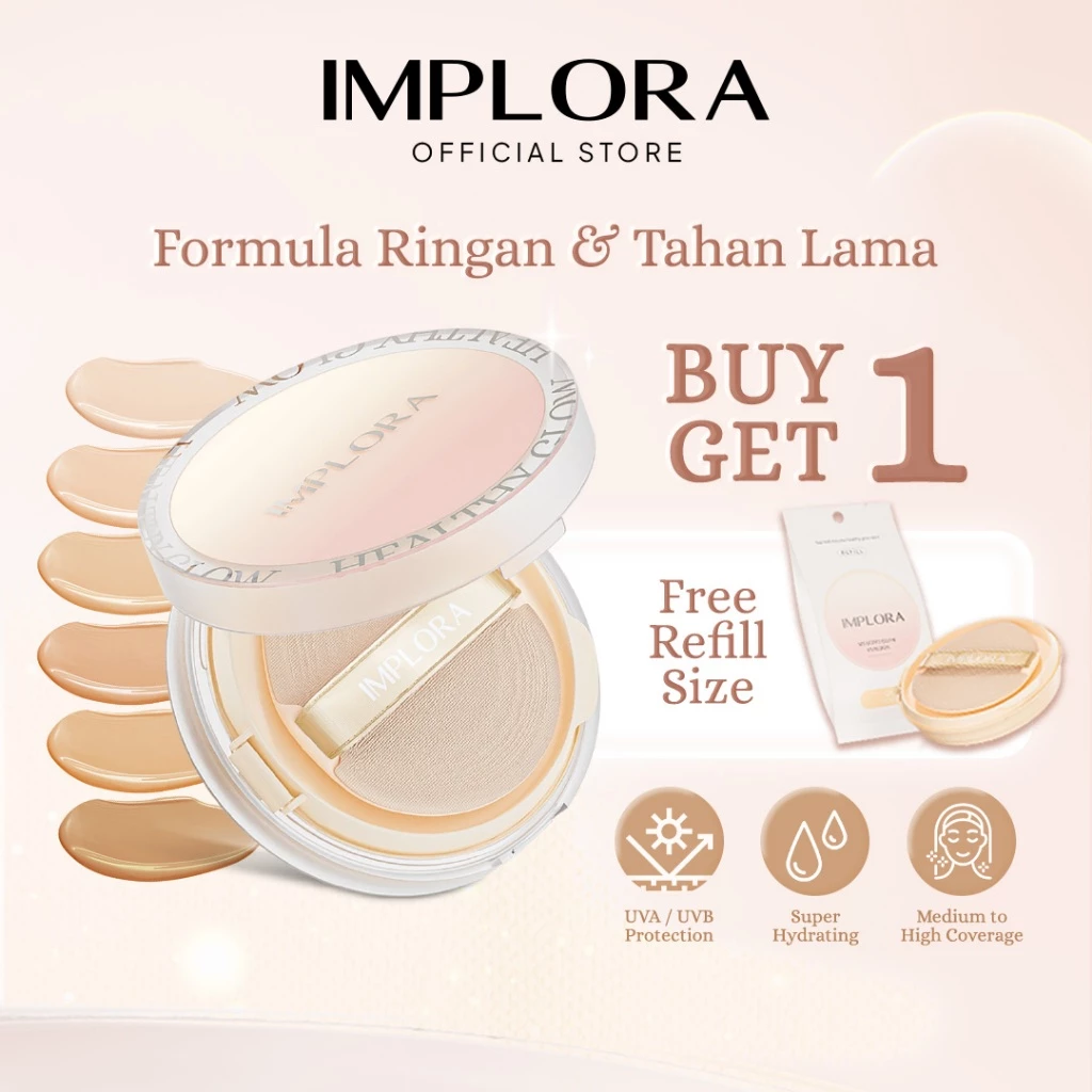 Glad2Glow Perfect Cover Cushion Foundation Waterproof Make Up Setting Concealer 11Gr