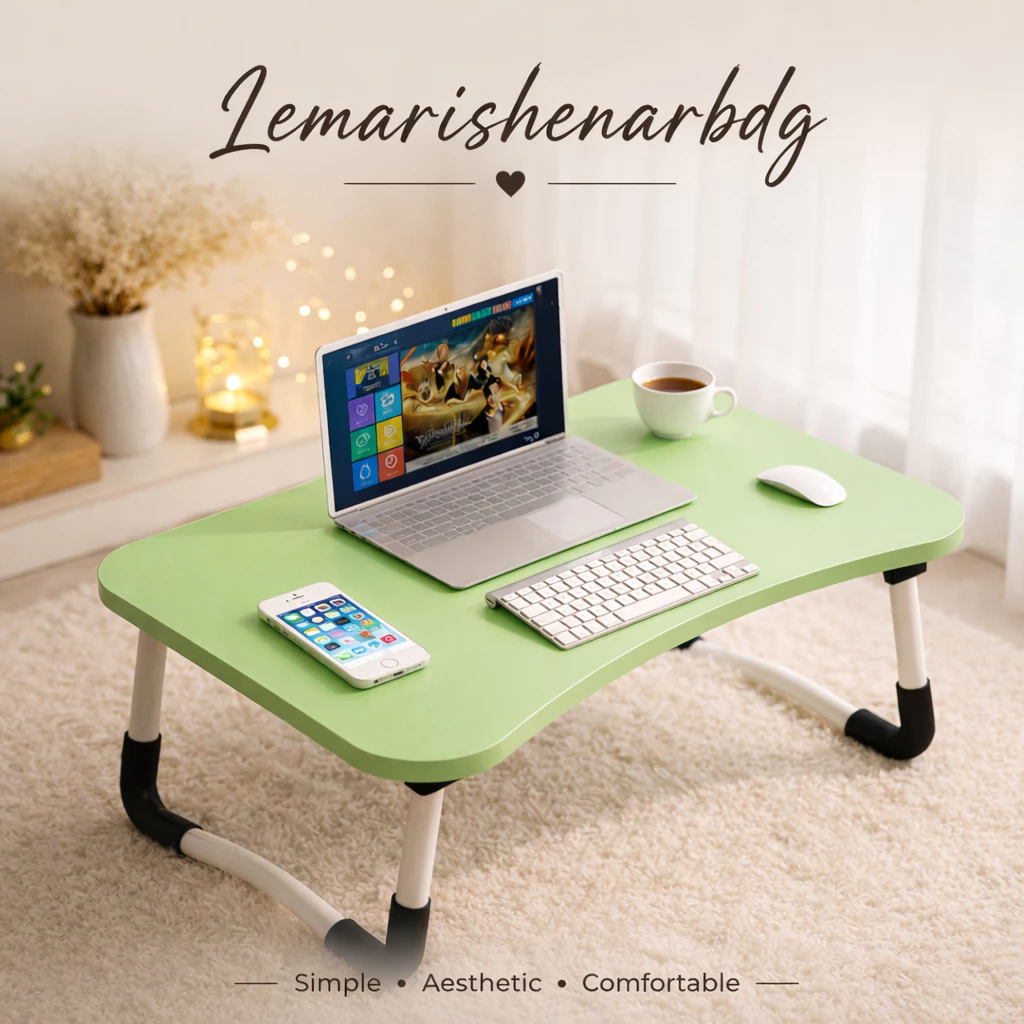 Meja Belajar Anak / Meja Kecil Portable Yuna / Meja Laptop Portable 45 x 30 x 26cm