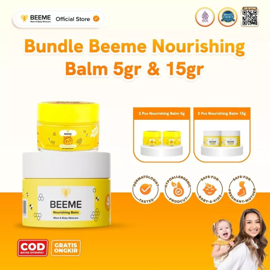 Bundle Beeme Nourishing Balm 5gr & 15gr