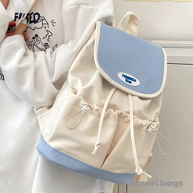 CANTIKERO Tas Sekolah korea lucuTas ransel Wanita Besar berkapasitas besar import fashion kuliah Backpack Kerja Laptop Tas Sekolah Tas Ransel Mini Wanita Korean Casual Backpack Perempuan Stylish Tas Bahu