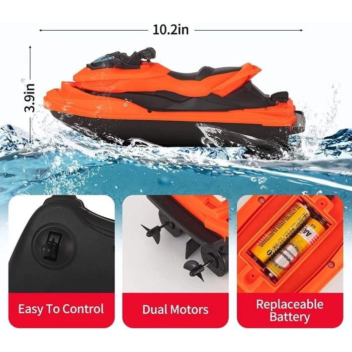 Rc Jet Ski Mainan Remote Control Kapal Motor Boat Jetski