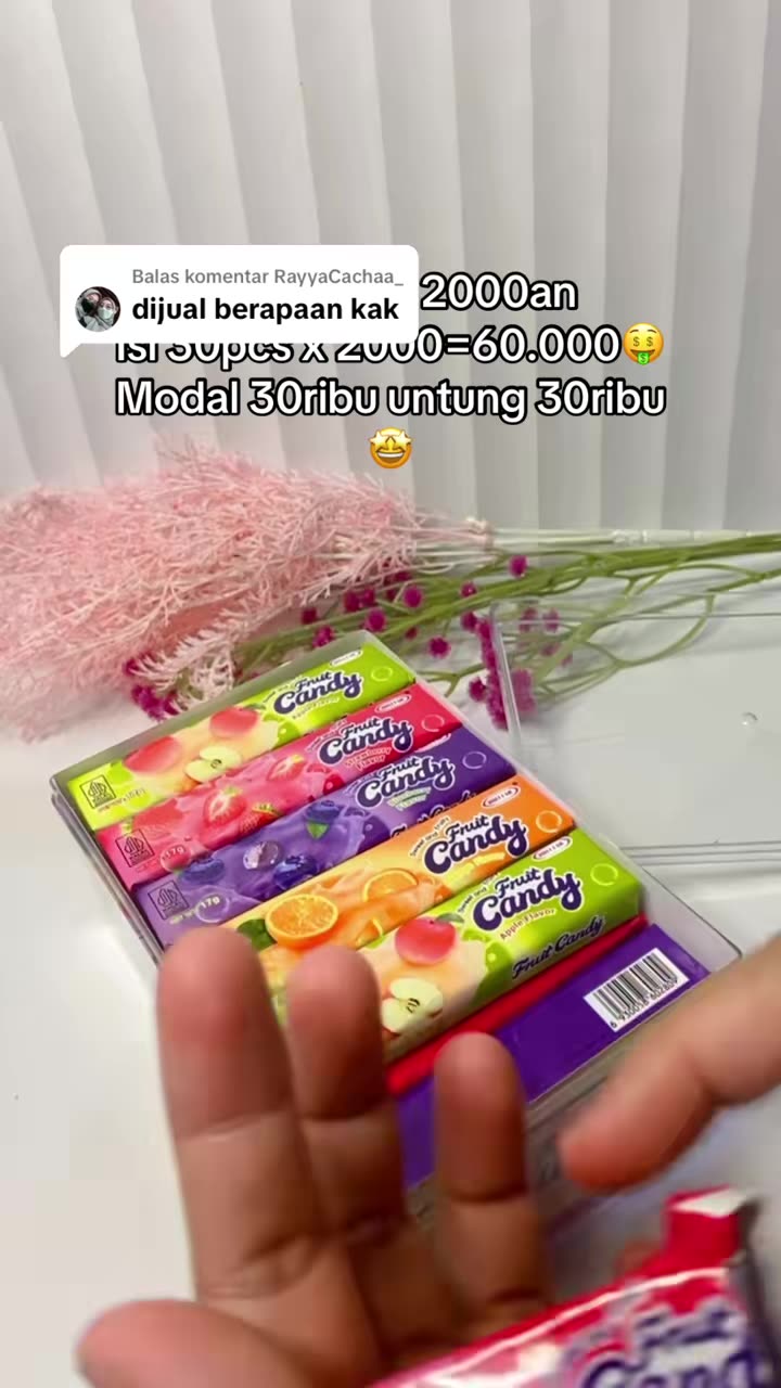 Membalas  tunggu apalagi checkout skrg mumpung stocknya masih banyak🥰 #permen #permenviral #permenlunak #permenlunakviral #fruitcandy #sweetmefruitcandy #candyfruit