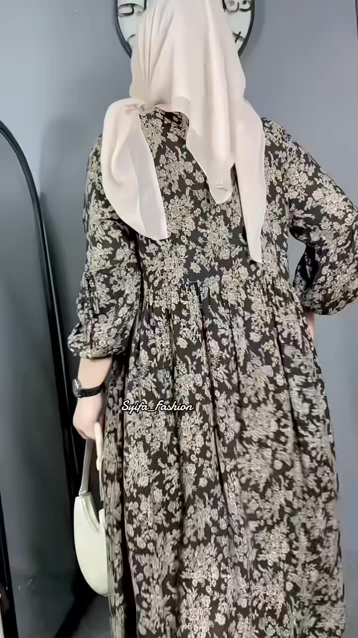 Motif ter beseler. Cek etalase bund say #fyp #gamismurah #rayonpremium #mididress