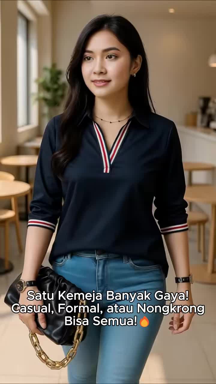 Kemeja Wanita Putih Casual Cotton Stretch V-Neck Kemeja Korea Kemeja Putih Baju Katun - Atasan Putih Hitam Kerah Cewek Top baju atasan wanita #OOTDWanita #KemejaKorea #AtasanCewekKekinian #kemejacasual #KemejaWanita #KemejaCewek #KemejaKoreanLook...