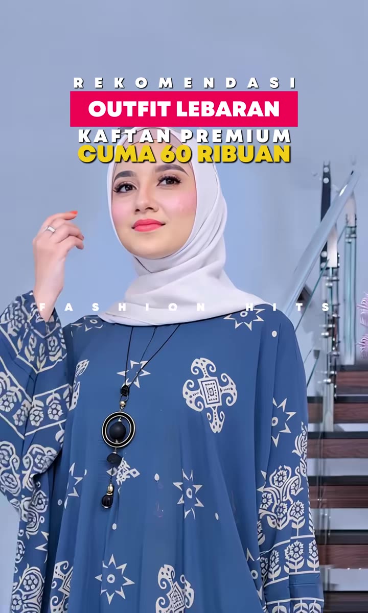 Rekomendasi Outfit Lebaran 2025. ✨ KAFTAN PREMIUM ✨ ELEGAN, NYAMAN, & BERKELAS Mau tampil anggun tanpa ribet? Kaftan Premium ini jawabannya! Dibuat dari bahan super lembut & adem, memberikan kenyamanan maksimal sepanjang hari. Desainnya yang mewah...