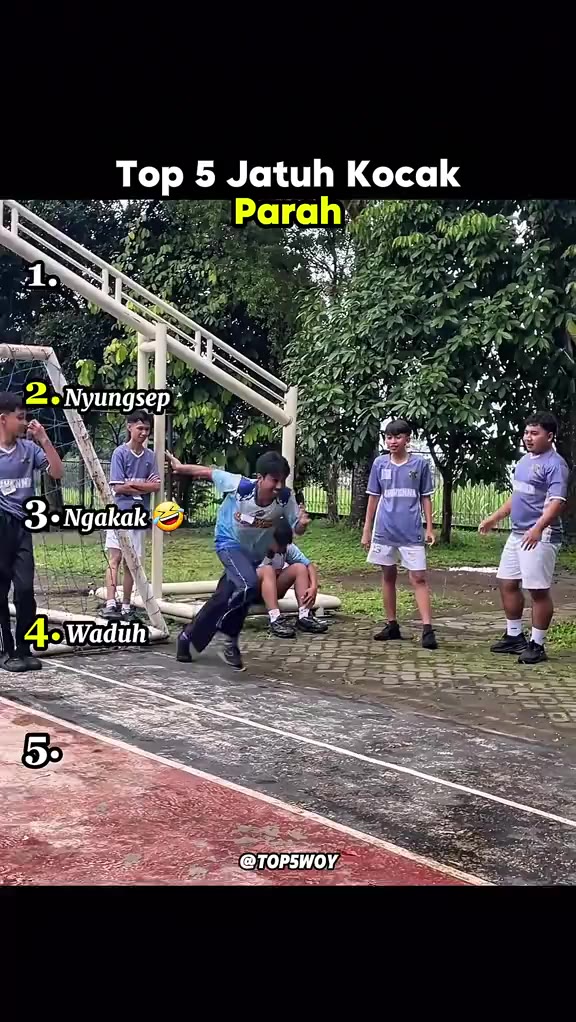 Top 5 Jatuh Kocak Parah 🤣 #hiburan #ngakak #lucu #videolucu #videokocak