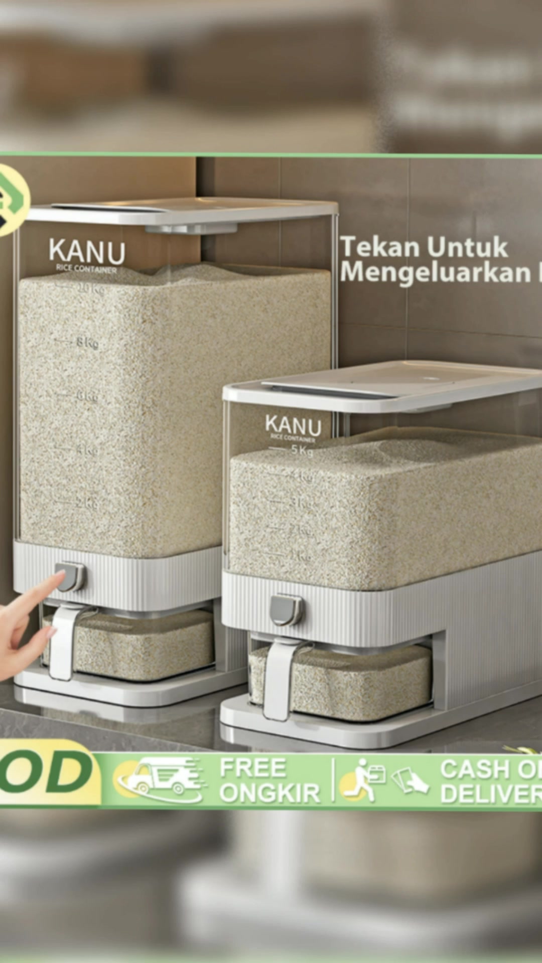 Cepat, Mudah, dan Sehat: Solusi Penyimpanan Beras yang Sempurna #BelanjaHemat #PerlengkapanRumah #BelanjaHemat #KehidupanSehari-hari