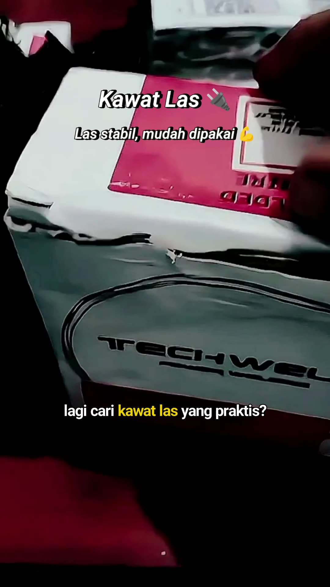 Kawat las mig fluxcore Techweld TF-72SS #kawatlas #migwelding #RacunShopee