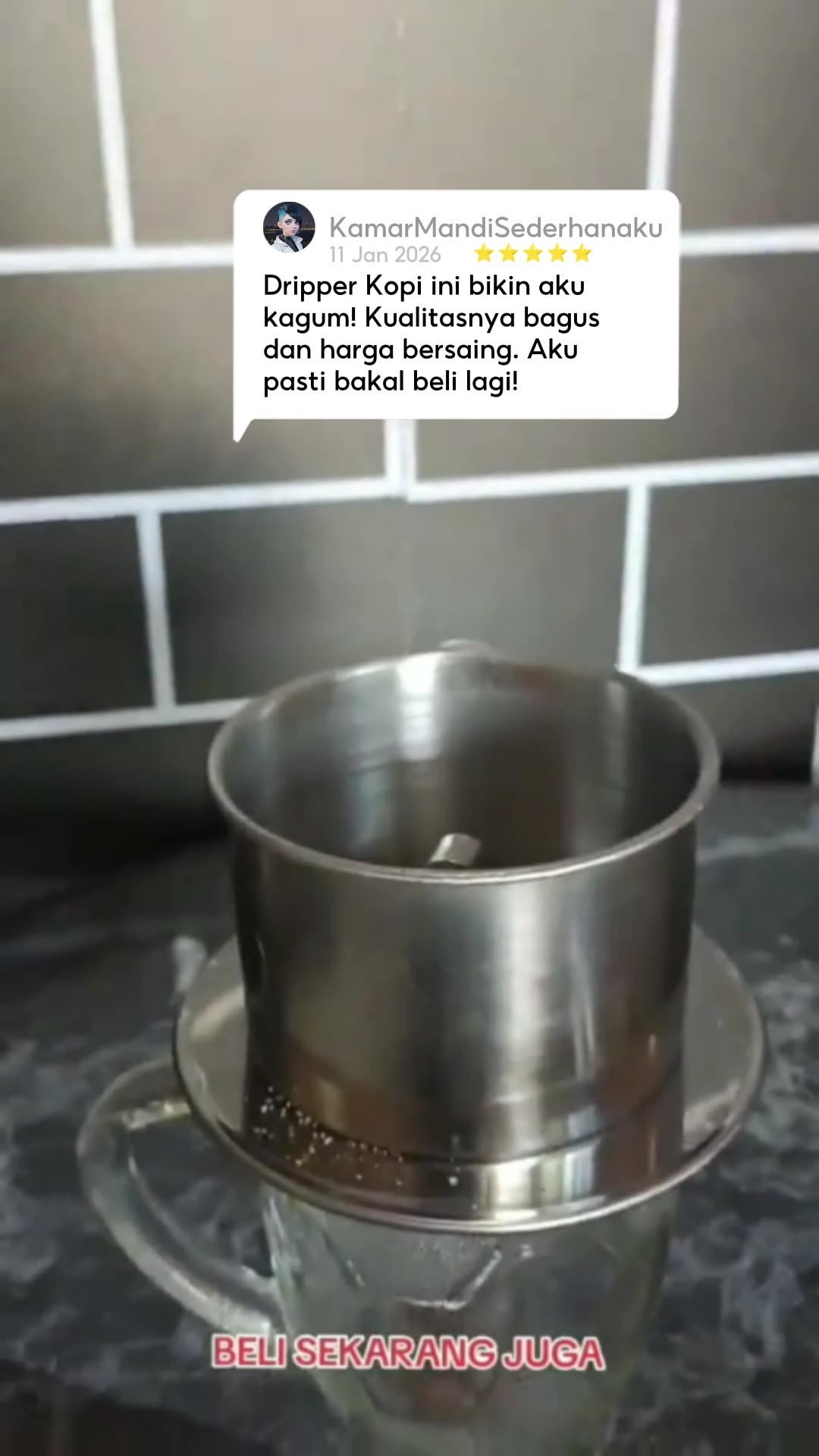 yuk di order ☕ #vietnamdripcoffee #dripcoffee #samovarcoffeemaker