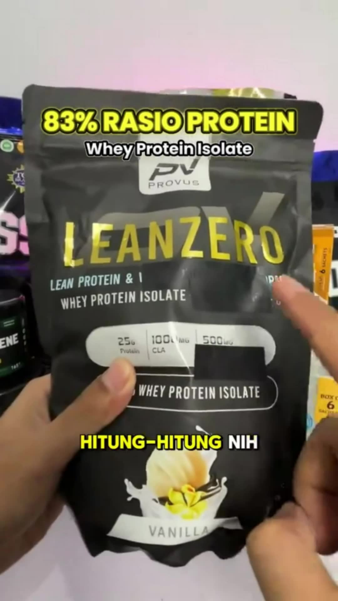 Whey protein terbaik #RacunShopee #SpillRacunShopee #DiskonRacunShopee #ShopeeLook #ShopeeFashionHaul #ShopeeBeautyHaul #wheyprotein #leanzero