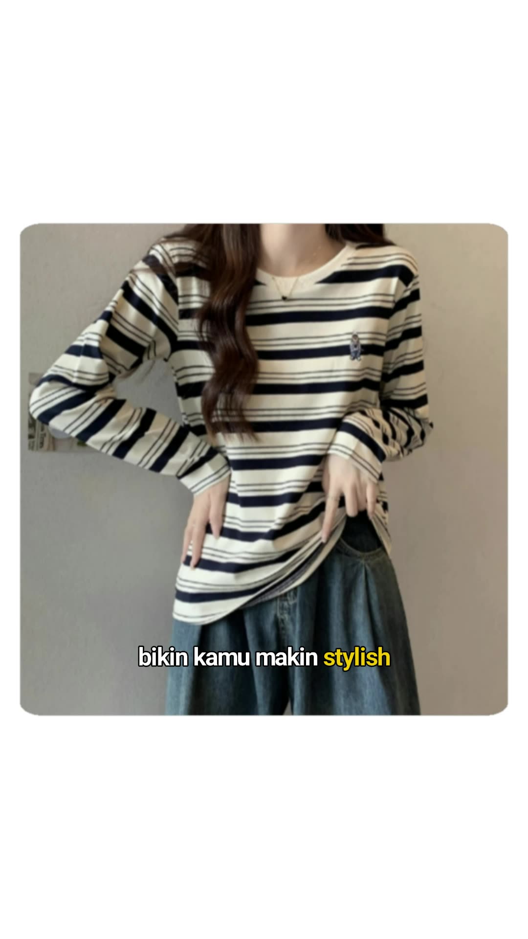 Tshirt Stripes 🌼🌼 #bajuwanita #tshirt #murahbanget #RacunShopee #SpillRacunShopee #fashion #DiskonRacunShopee #Diskon50Persen #FashiondiShopee