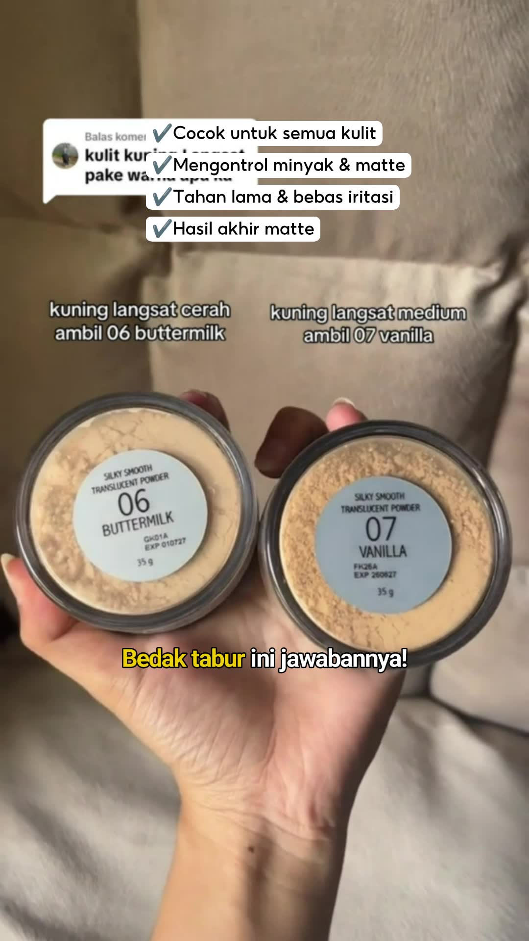 bedak tabur wajah murah #bedaktabur #bedaktaburready #fypシ