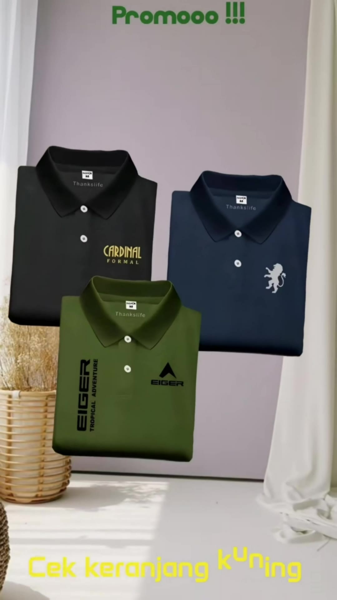 Beli 1 dapat 3 pcs (promo cod) kaos kerah polo formal giordano #RacunShopee #SpillRacunShopee #ViralDiShopeeVideo