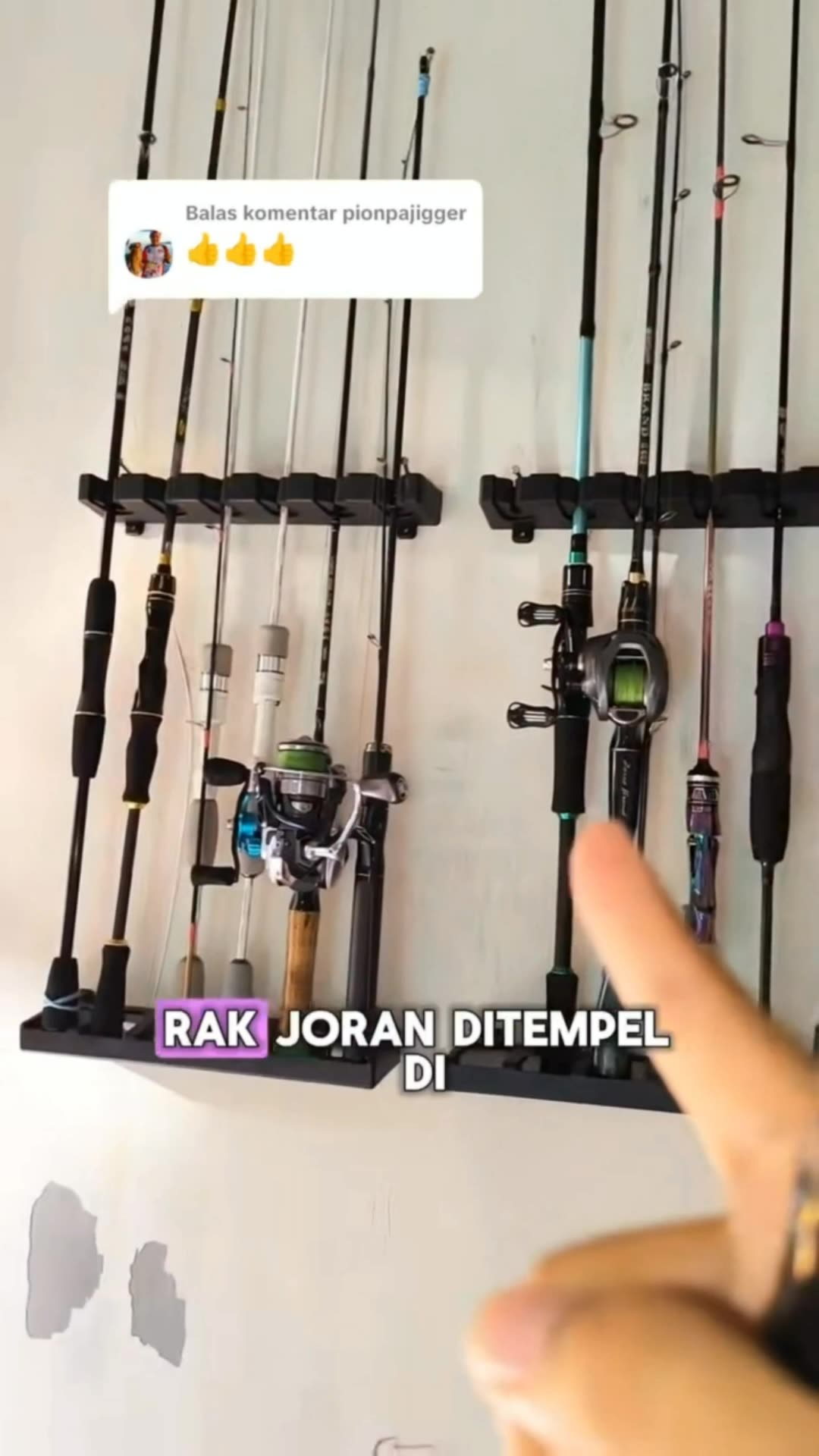 Rak joran dinding #rakjoran #rakjorandinding #rakjoranpancing #rakjoranmurah #rakjoran6tempat #rakjoran4tempat #rakjoran8tempat