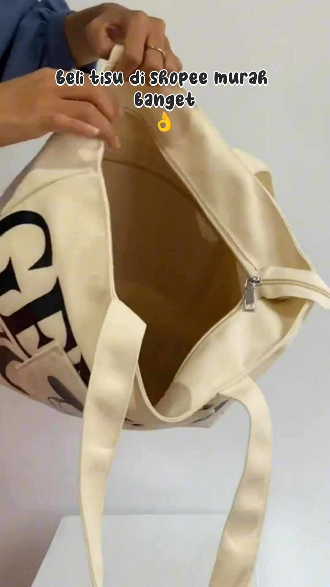 Totebag #shopeevideo #ShopeeCOD #RacunShopee #totebagmurah #totebagkuliah #totebagwanita #totebaglucu