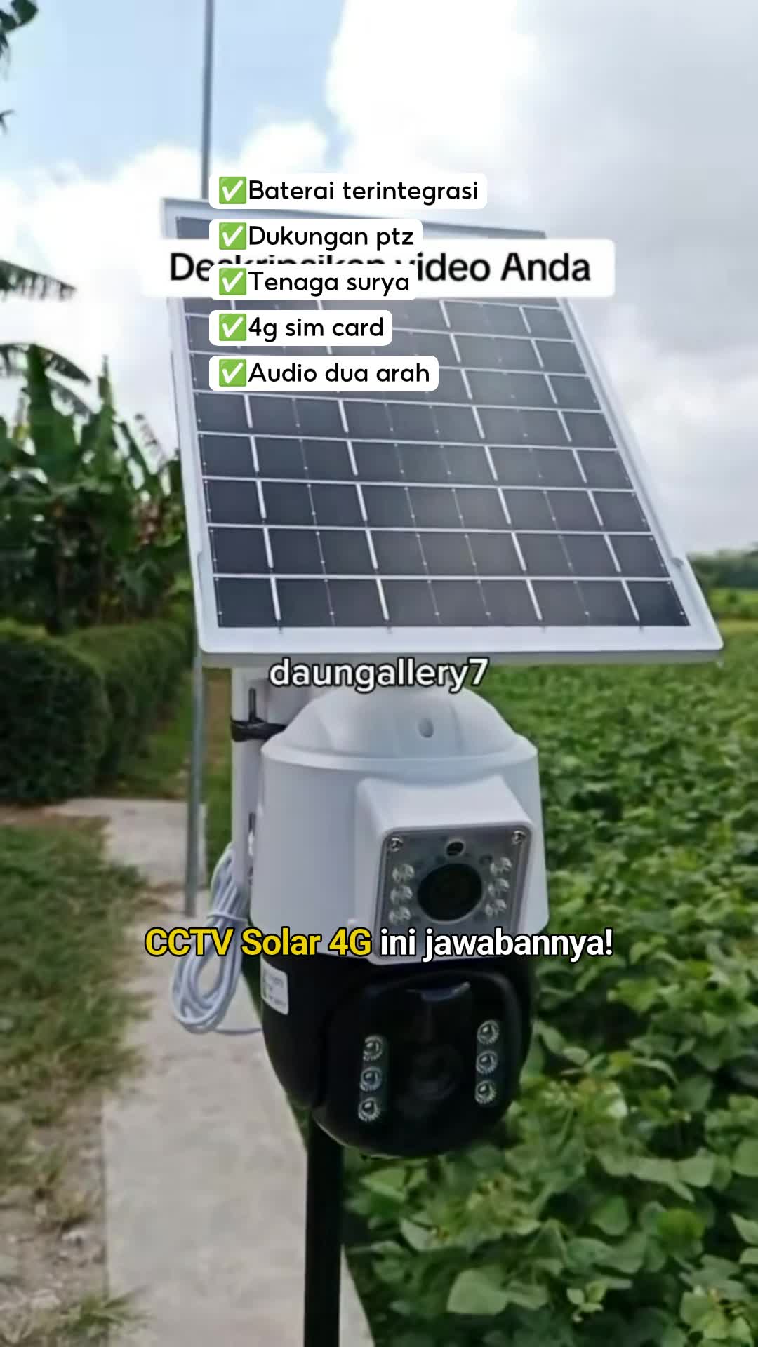 kamera cctv nirkabel outdoor #kameracctv #kameranirkabel #kameramurah