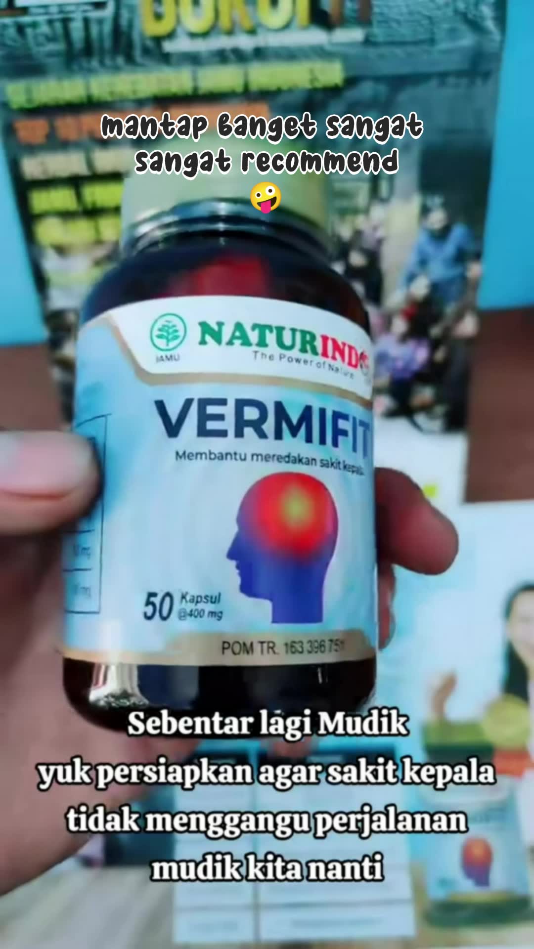 Obat pusing menahun #RacunShopee #SpillRacunShopee #DiskonRacunShopee #GratisOngkirRP0 #vermifit #herbal #obatpusing