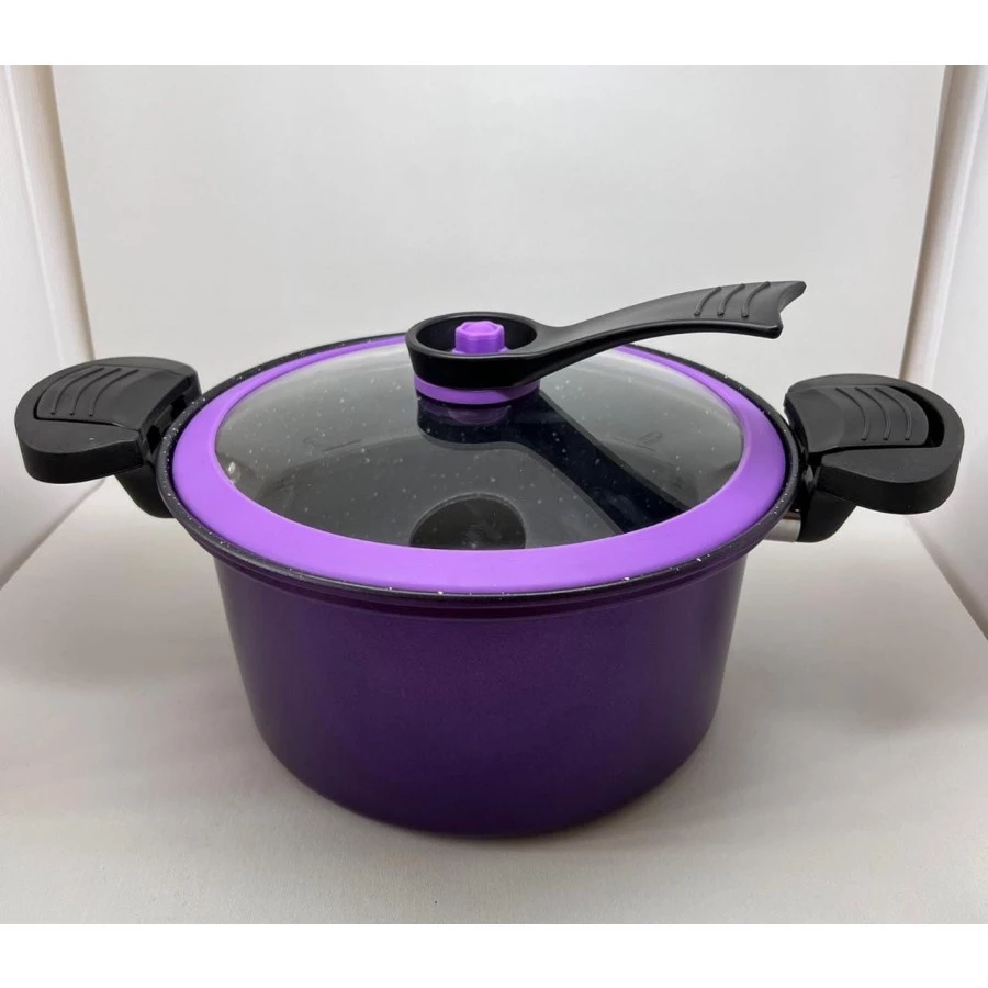 (E.S) COD Panci Presto 3.5 Liter Anti Lengket Panci Telfon Panci Pressure Cooker