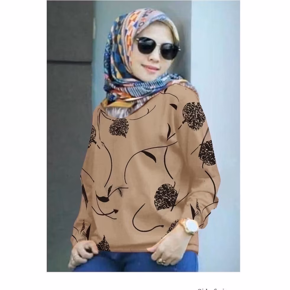 Atasan laris lengan panjang wanita  / atasan  jumbo wanita / Atasan muslim wanita