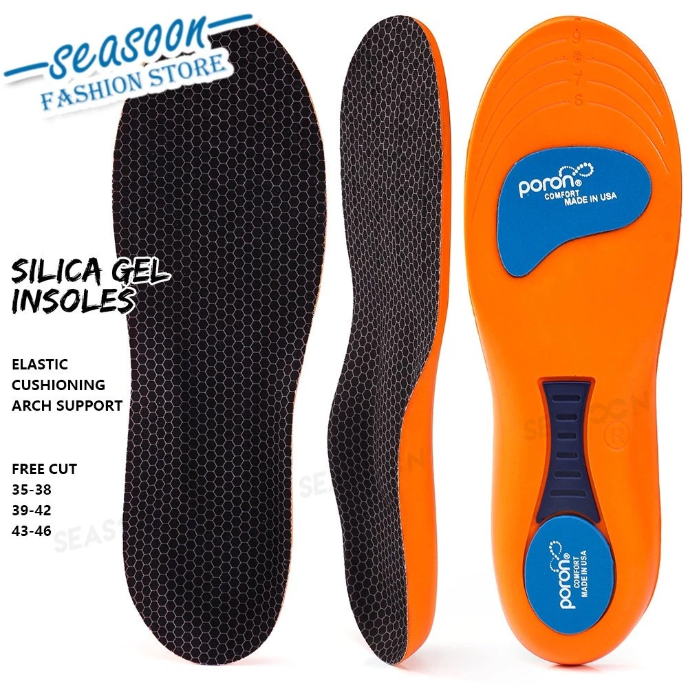 Ortopedi Gel Sol Sol Pereda Nyeri Tumit Sol untuk Kaki Datar Dukungan Lengkungan 1 Pasang