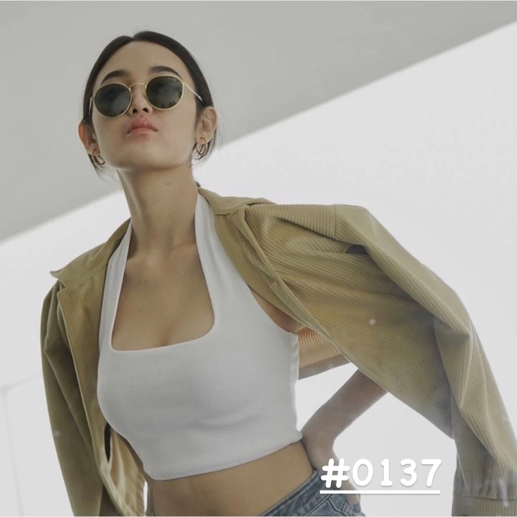(COD) LMJ FASHION Tank top Ellena Halterstrap Elvz #0137