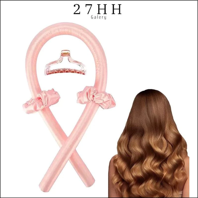 27HH ALAT PENGERITING RAMBUT FLEXIBEL HEATLESS CURL / KERITING RAMBUT TANPA PANAS CURLER