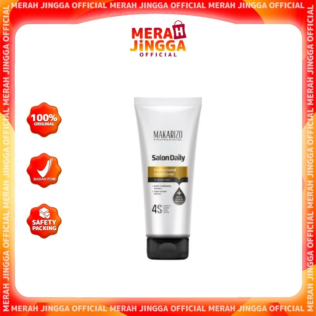 Makarizo Professional Salon Daily Conditioner 200 ml For All Hair Types | Merah Jingga Official