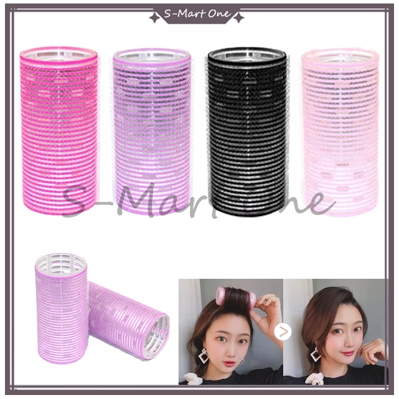 1 Pcs Roll Rambut Gulung Pengeriting Rambut /roll rambut gulung tempel poni / roll keriting rambut/roll jumbo curly rambut hair rolle/Rambut Wanita Gulungan Rambut Poni Pengeriting