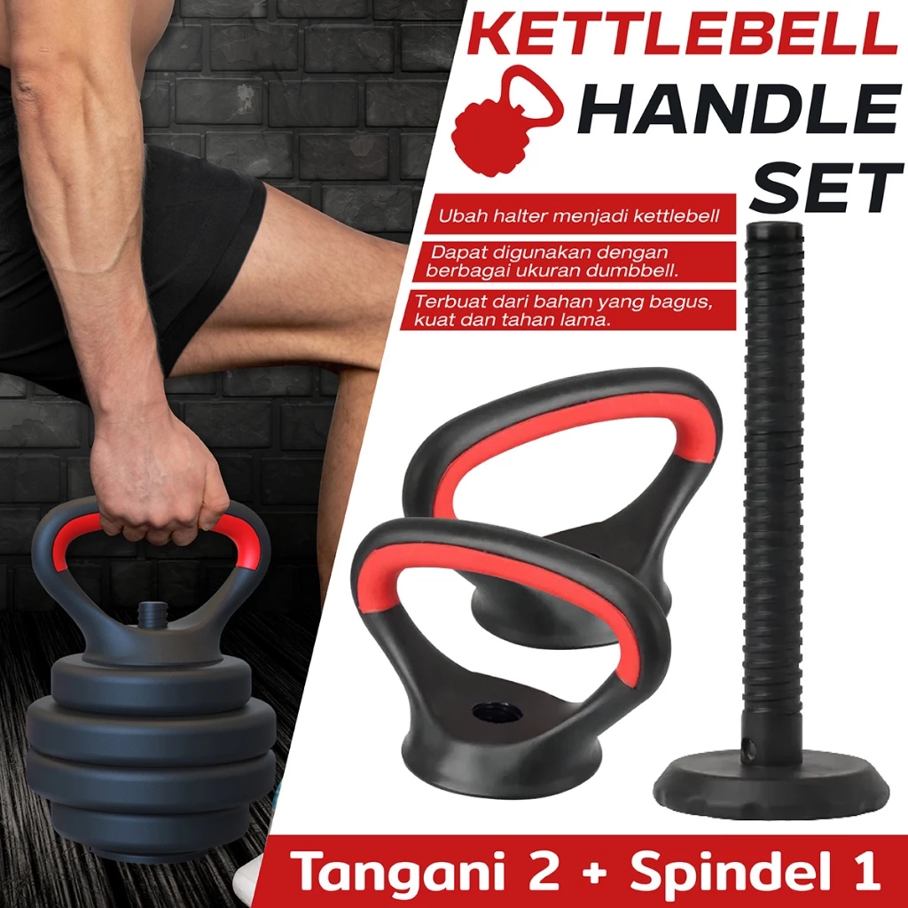 44. HTD Sport Kettlebell Handle Set  Hanya Pegangan