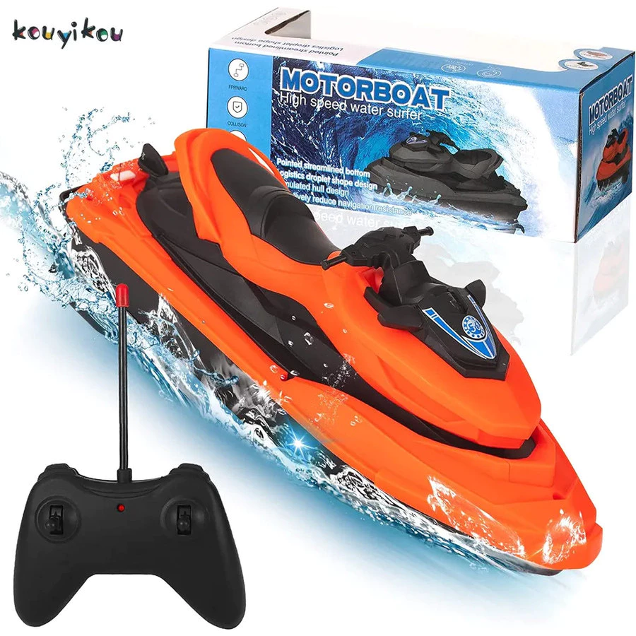 Mainan Anak Kapal Remote Control Kapal Motor Boat RC JET SKI PROMO TERMURAH COD