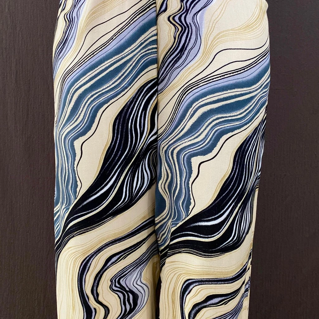 (PART 2) Celana Panjang Kulot Rayon Motif Wanita