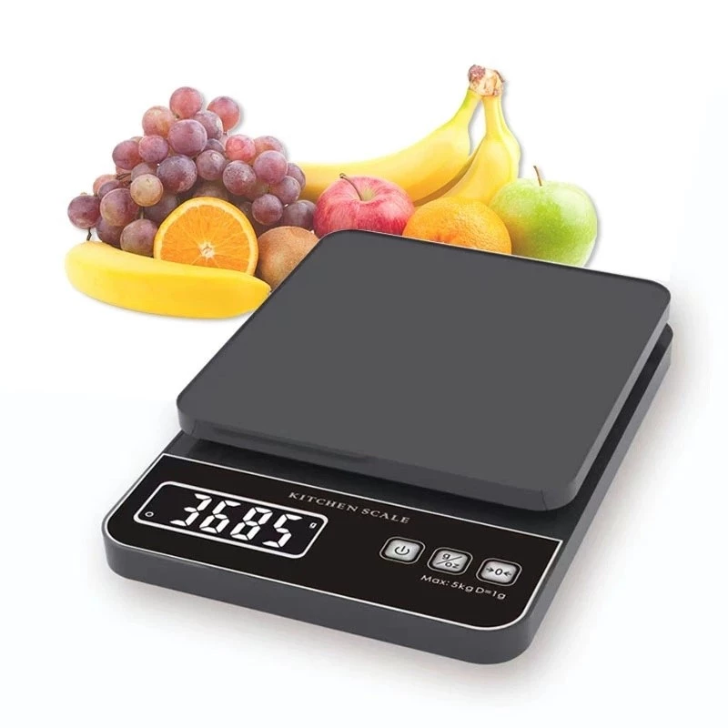 Timbangan Dapur Digital 5KG untuk Meal Prep! High Precision LCD