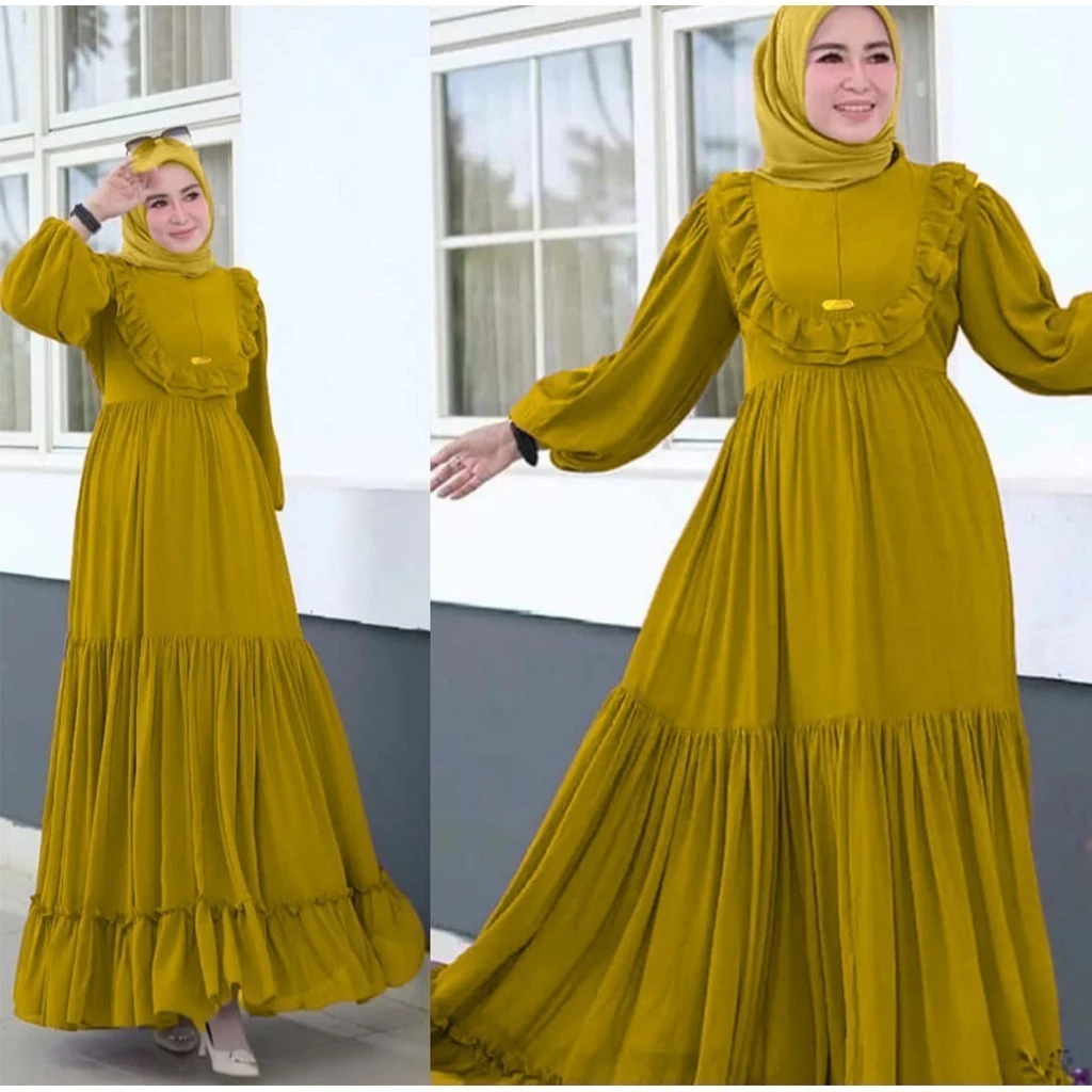 TERMURAH !!!!!! GAMIS REMPEL WANITA JUMBO - GAMIS CRINKLE TERLARIS KEKINIAN