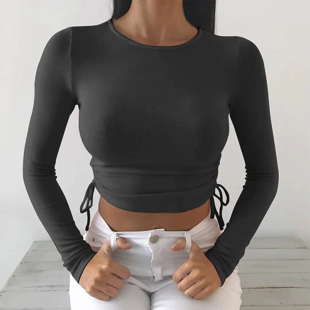 Dillenia Long Sleeve Side Drawstring - #45