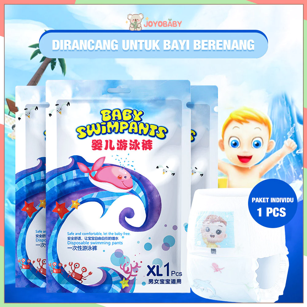 Joyobaby Popok Renang Bayi anti air  Waterproof Swim Diaper
