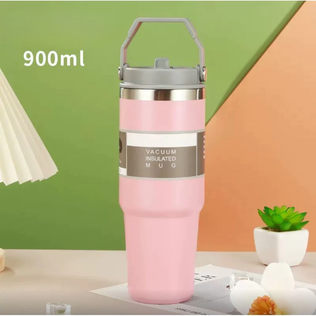 Tumbler Handle Botol Stainless Steel 900ml BPA Free / Vacuum Insulated Premium Quality