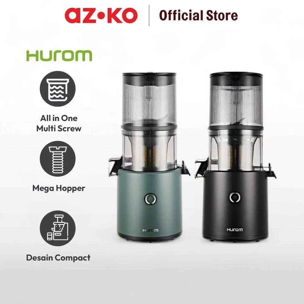AZKO Hurom Slow Juicer H-300E-Gbec03 - Hijau Pembuat Jus Alat Pengekstrak Sari Buah Juice Maker Pembuat Minuman