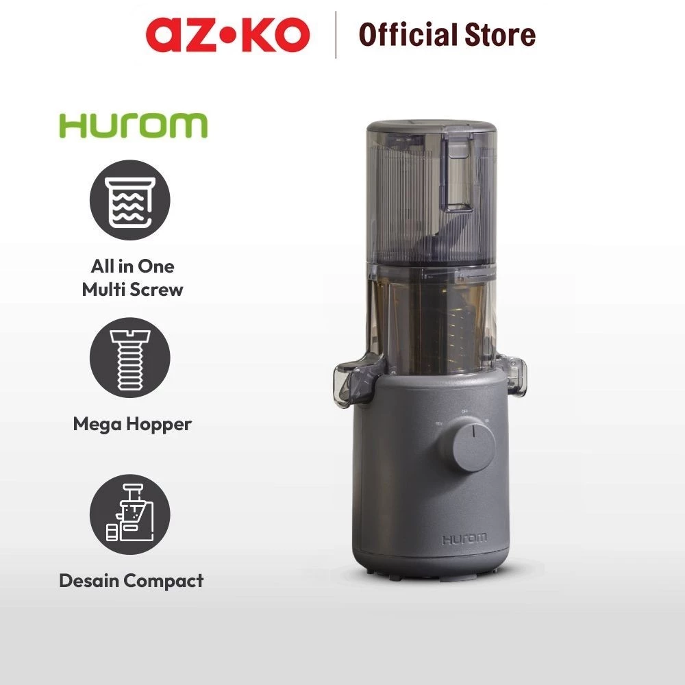 AZKO Hurom Slow Juicer H310a - Charcoal Pembuat Jus Alat Pengekstrak Sari Buah Juice Maker Pembuat Minuman