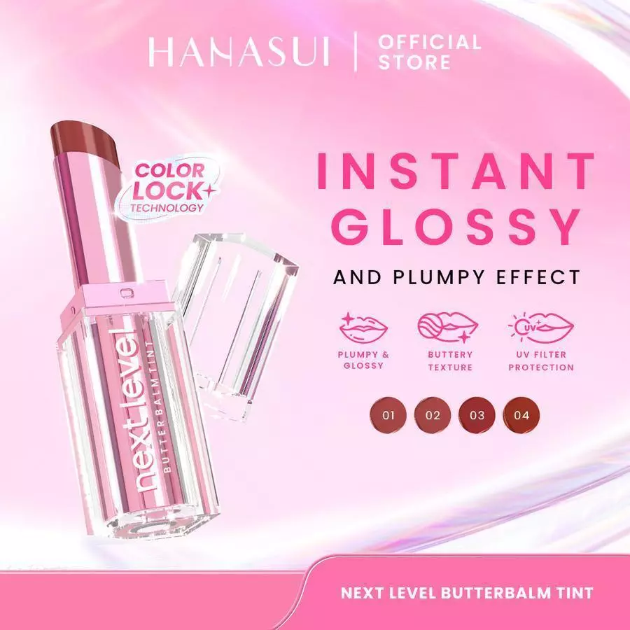 Hanasui Next Level Butter Balm Tint - Color Butter Balm Tinted Lip Balm