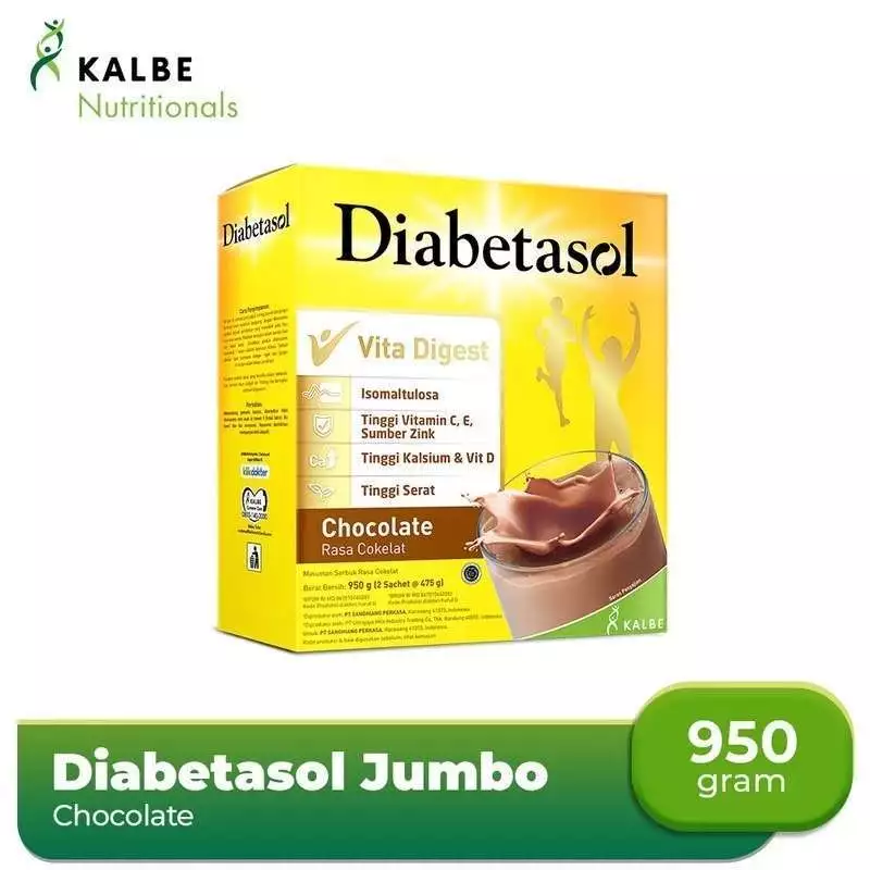 DIABETASOL COKLAT 950GR