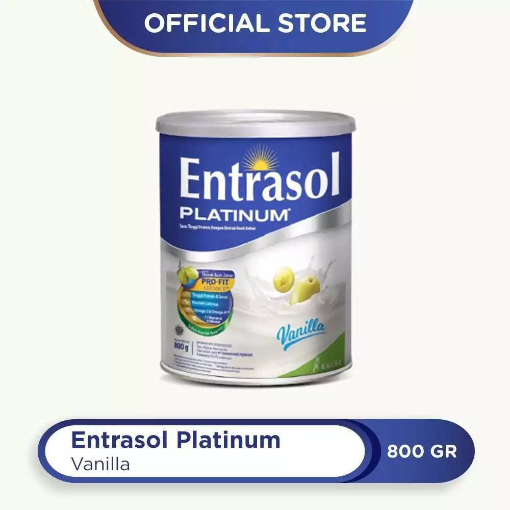 ENTRASOL SENIOR PLATINUM VANILA 800 GR