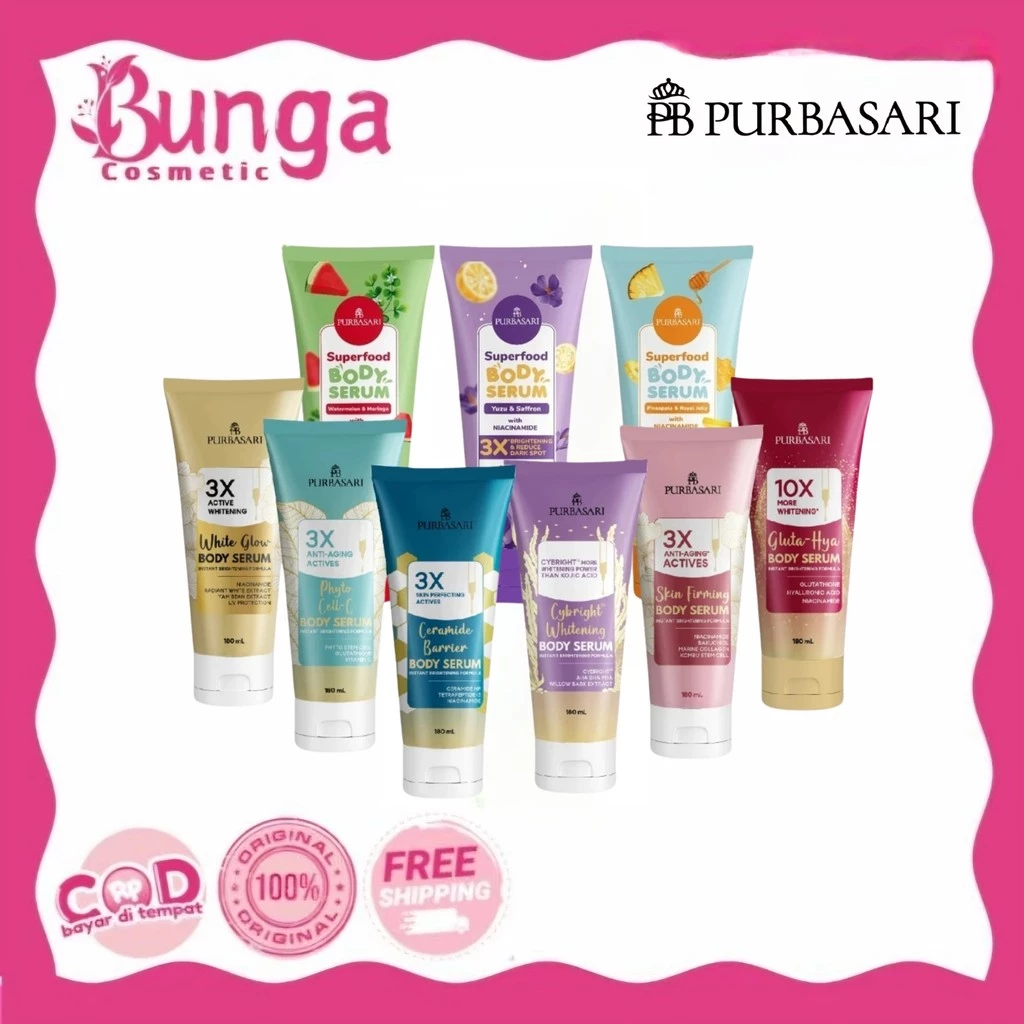 Purbasari body serum 180ml - body lotion