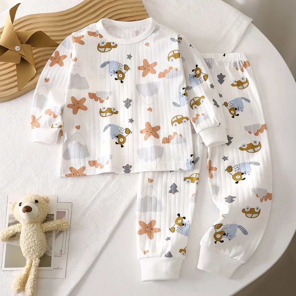 ALFREDKIDS Setelan Baju Anak Baju Tidur Kartun Lucu