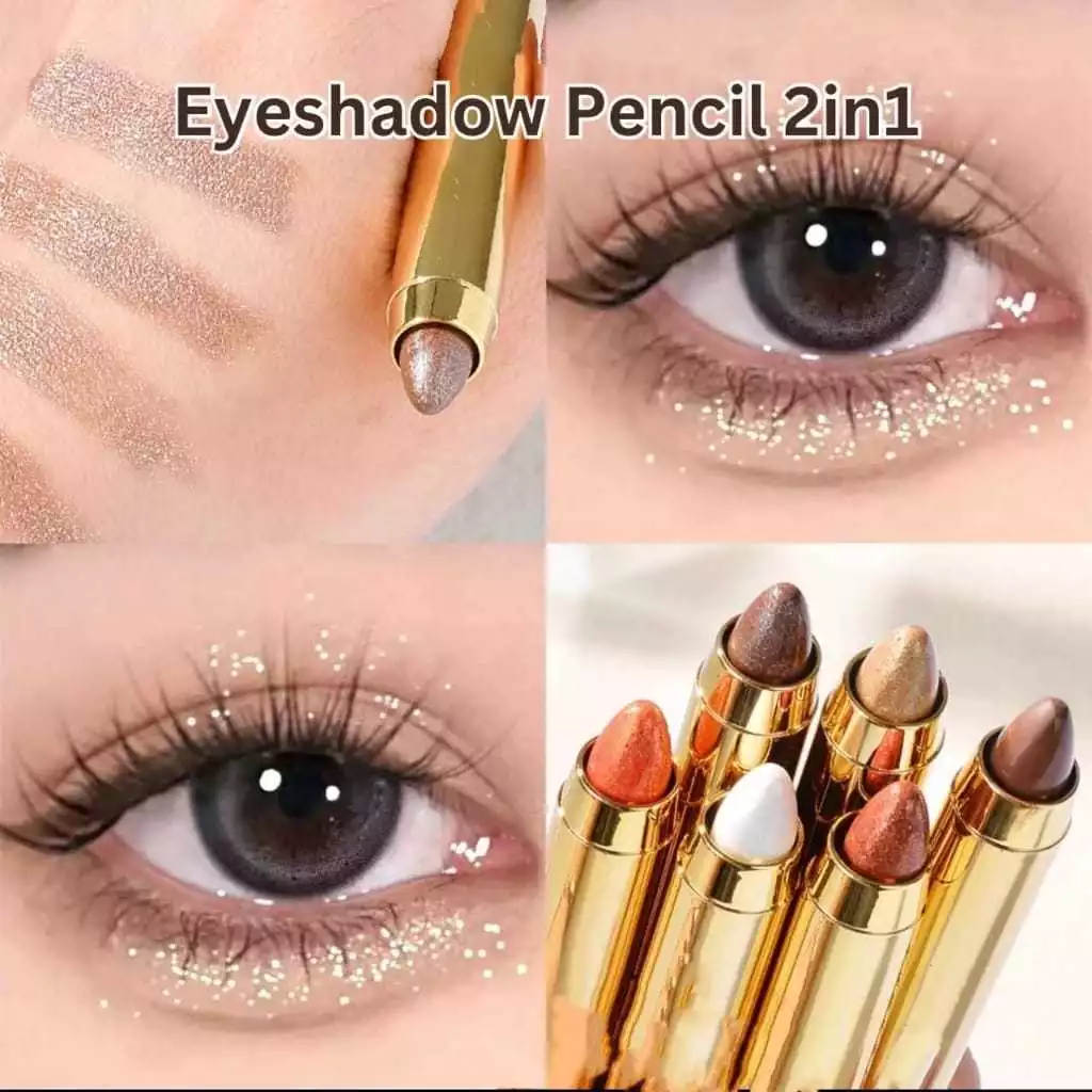 Eyeshadow Pen Eyeshadow Stick Glitter Pigmented Eyeshadow Anti Ribet Eyeshadow Pencil Stik Eyeshadow Perona Mata Highliter Waterproof