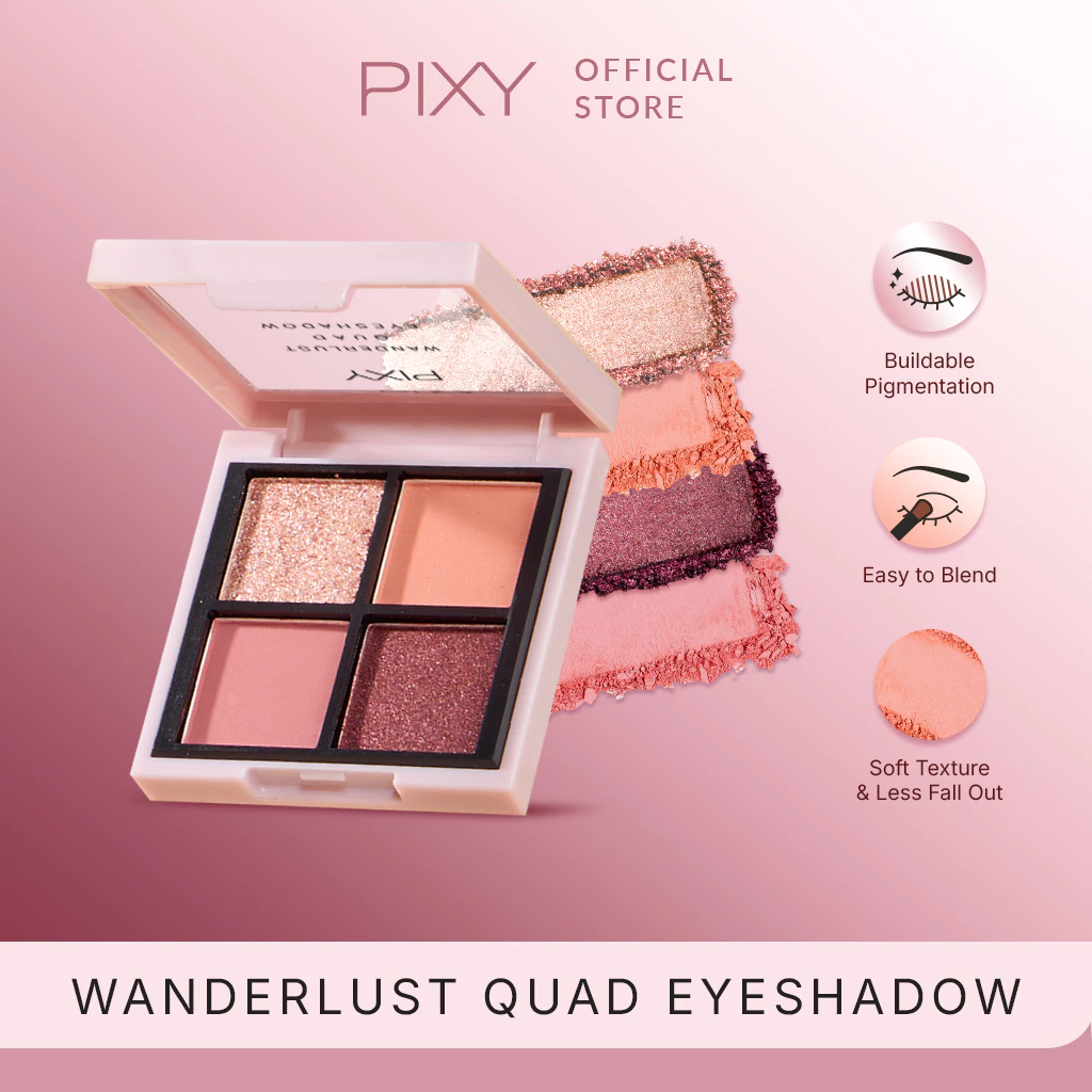 PIXY Wanderlust Quad Eyeshadow